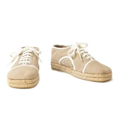 【SALE】ミュウミュウMIU MIU エスパドリーユデザインスニーカー