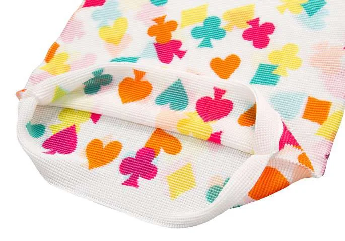 イッセイミヤケ ミー ISSEY MIYAKE me ワッフルプリーツトランプマーク