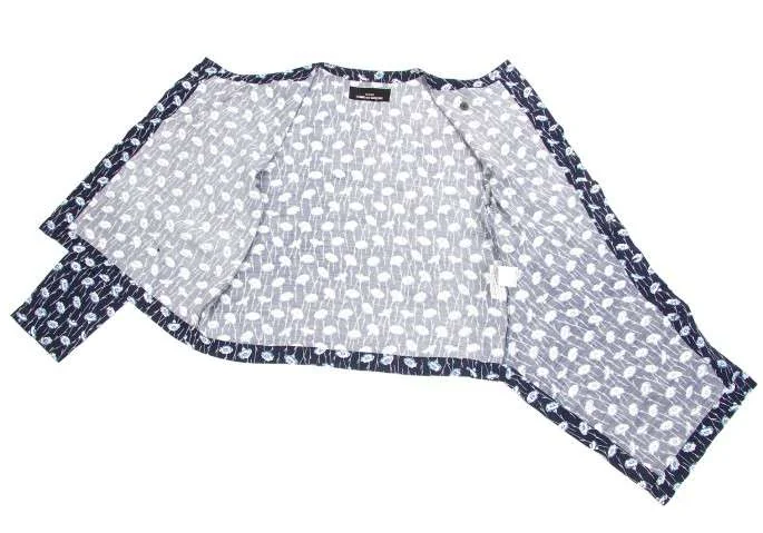 COMME des GARCONS 花柄トリコット長袖シャツ トリココムデギャルソンtricot COMME des GARCONS 変形レーヨン花柄