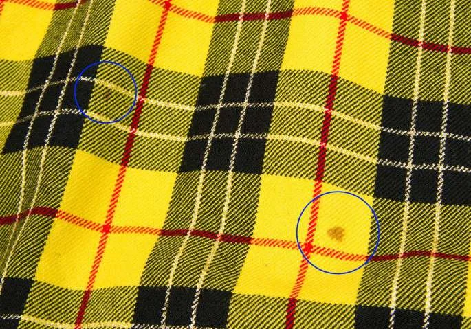 残念！コムデギャルソンCOMME des GARCONSチェックフリル巻きスカート