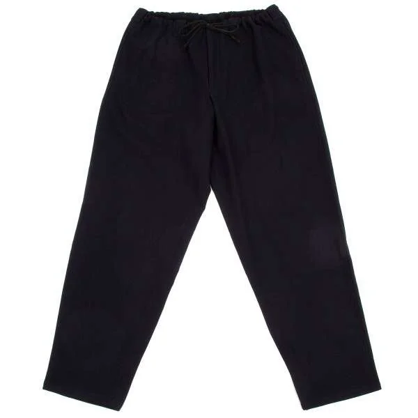 ヨウジヤマモト プール オム yohji yamamoto pour homme ウールワイド紐パンツ