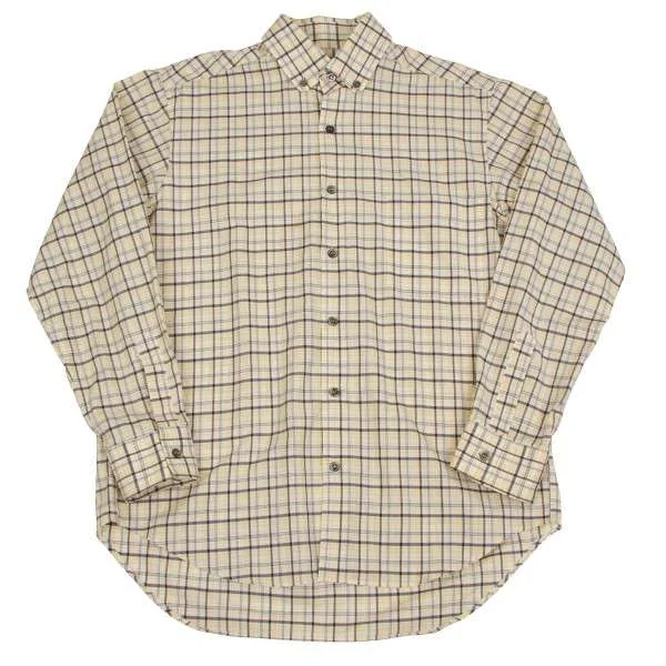 (SALE) ROMEO GIGLI Plaid cotton shirt Beige 46 K-22800_001
