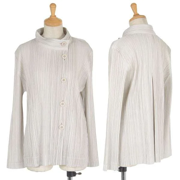 プリーツプリーズPLEATS PLEASE プリーツデザインスタンドネック