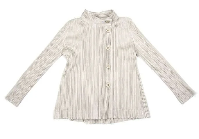 プリーツプリーズPLEATS PLEASE プリーツデザインスタンドネック