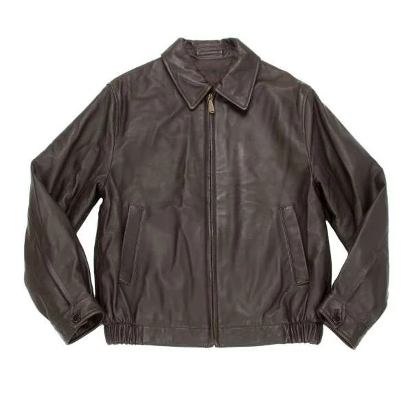 【SALE】ブルックスブラザーズBrooks Brothers 裏中綿キルトレザージップブルゾン