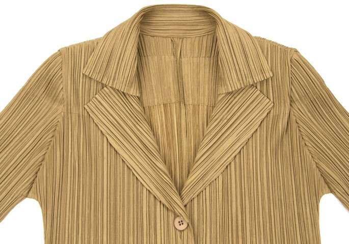 ランキング2025 プリーツプリーズPLEATS PLEASE 缶モチーフ型押し2Bジャケット ジャケット・アウター