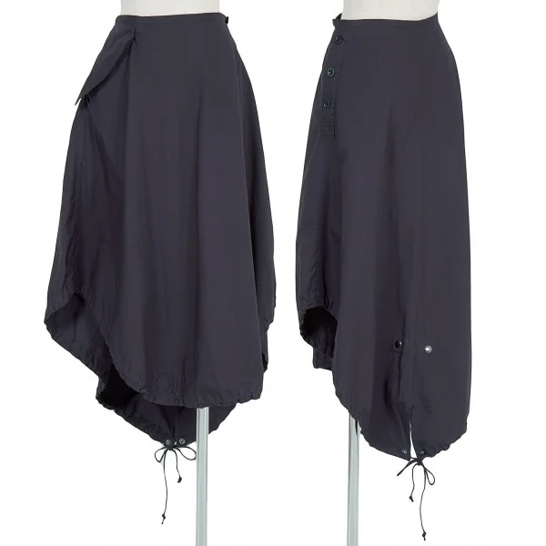 【SALE】ワイズY's コットン裾絞りデザインスカート