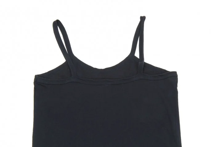 コムデギャルソン キャミワンピ コムデギャルソンCOMME des GARCONS コットンキャミワンピース 紺M位