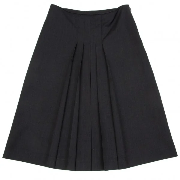 (SALE) GALERIE VIE box pleat design skirt K-23531_002