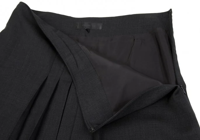 (SALE) GALERIE VIE box pleat design skirt K-23531_004