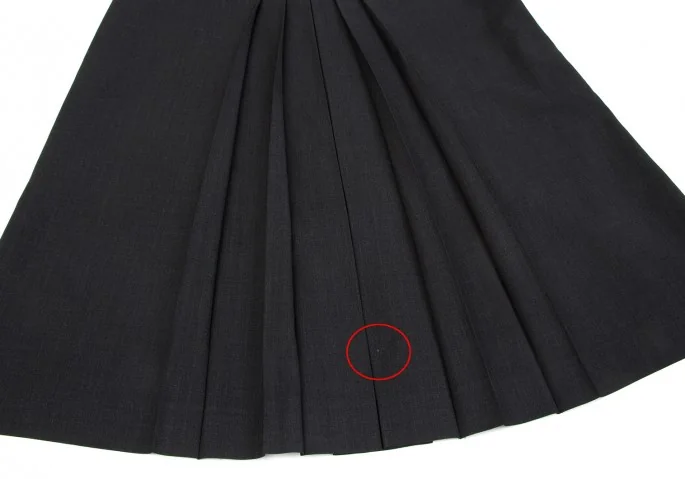 (SALE) GALERIE VIE box pleat design skirt K-23531_005