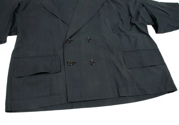 コムデギャルソン 　変形アシメトリー コットンジャケット コムデギャルソンCOMME des GARCONS 変形コットンビッグシルエット