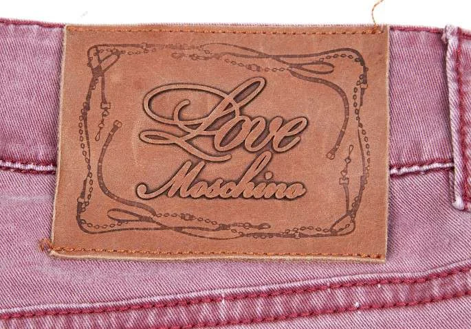 (SALE) LOVE MOSCHINO Wash damage stretch denim pants K-24623_013