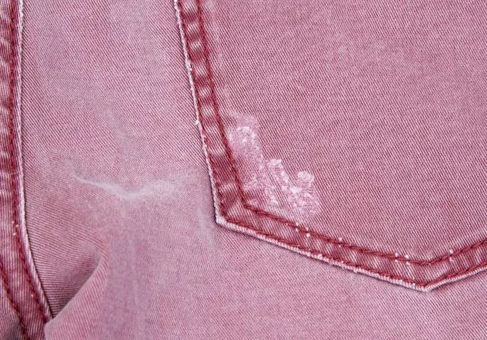 (SALE) LOVE MOSCHINO Wash damage stretch denim pants K-24623_014