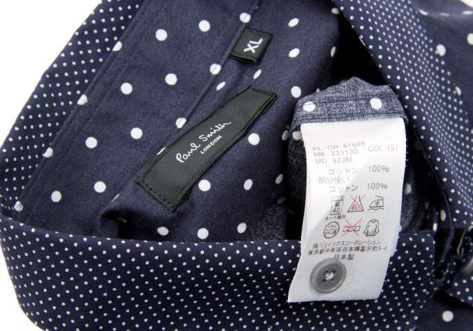 Paul Smith ポールスミス PAPER DOT PRINT SHIRTS
