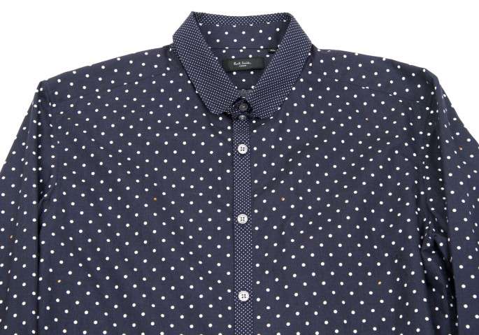 986 新品 ポールスミス ハイデン 綿100 コットン 長袖シャツ XL