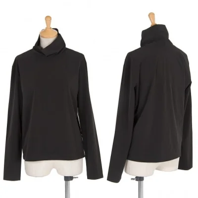 【SALE】イッセイミヤケISSEY MIYAKEハイネックストレッチポリカットソー