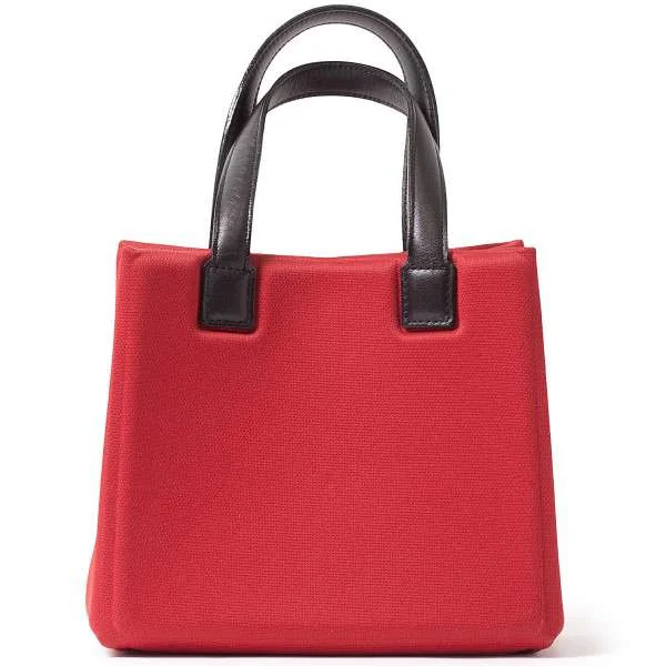 イッセイミヤケISSEY MIYAKE メッシュ素材ミニハンドバッグ 赤黒 (K-24889)