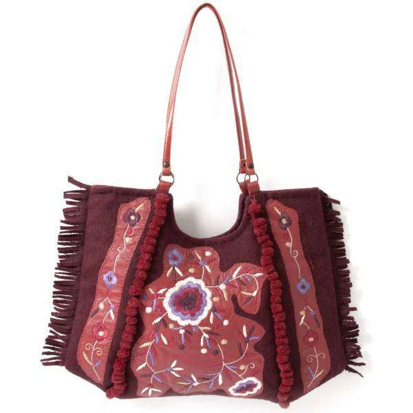【SALE】ジャマンピュエッシュJAMIN PUECH レザーパッチハンドバッグ