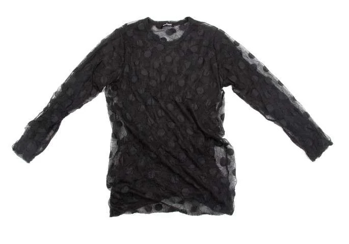 (SALE) tricot COMME des GARCONS dot Layered mesh tops K-24956_002