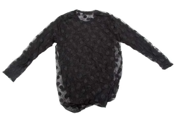 (SALE) tricot COMME des GARCONS dot Layered mesh tops K-24956_008
