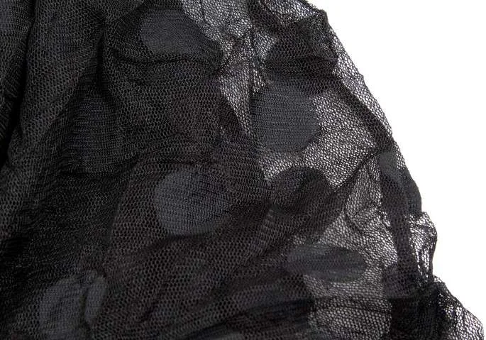 (SALE) tricot COMME des GARCONS dot Layered mesh tops K-24956_009