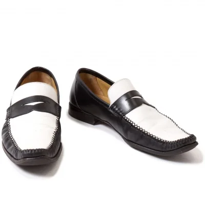 【SALE】エポカEPOCA バイカラーコインローファー