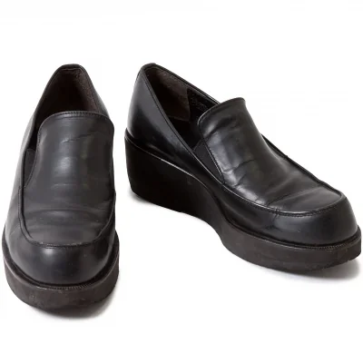 【SALE】ワイズY's 厚底レザーローファー