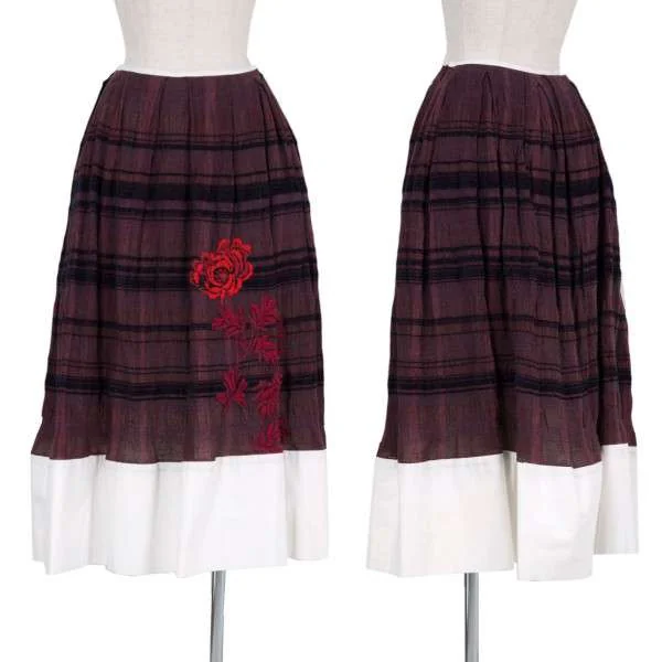 【SALE】ドリスヴァンノッテンDRIES VAN NOTEN 花柄刺繍スカート
