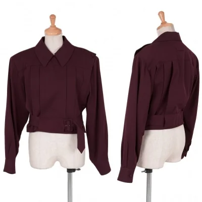 【SALE】ジャンポールゴルチエ ファムJean Paul GAULTIER FEMME プリーツショートウールギャバジャケット