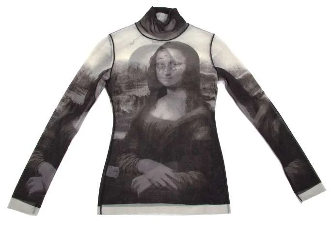 JeanPaul GAULTIER ゴルチエ パワーネット ハイネックカットソー JeanPaul GAULTIER ゴルチエ パワーネット ハイネックカットソー