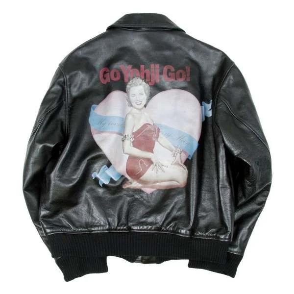 【SALE】ヨウジヤマモト プールオムYohji Yamamoto POUR HOMMEマーメイド GO Yohji GOプリントレザージップブルゾン