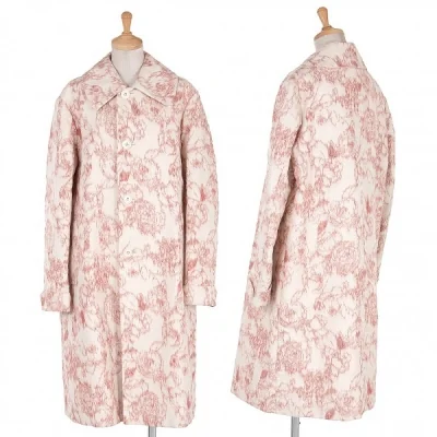 【SALE】ジュンヤワタナベ コムデギャルソンJUNYA WATANABE COMME des GARCONSシルク花柄ジャガードロングコート