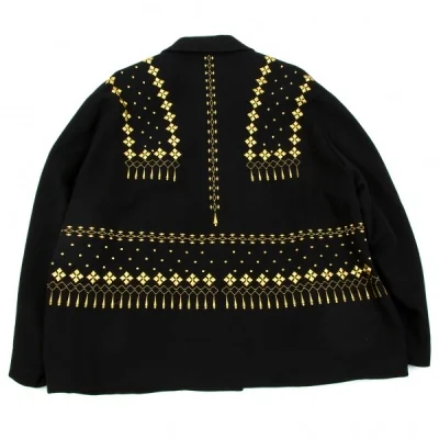 【送料無料/新品】 ヨウジヤマモトプールオムYohji Yamamoto POUR HOMME金刺繍 ジャケット・アウター