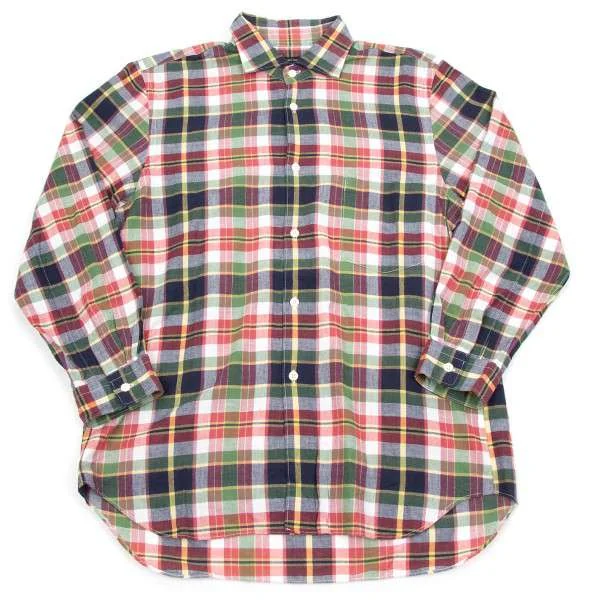 【SALE】コムデギャルソン オムプリュスCOMME des GARCONS HOMME PLUS 製品洗いコットンチェックシャツ