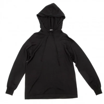 ヨウジヤマモトプールオムYohji Yamamoto POUR HOMMEフード付きウールニット