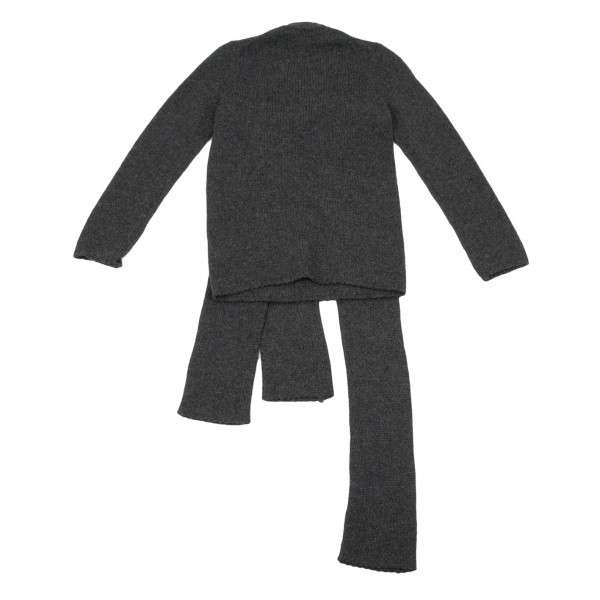 コムデギャルソンCOMME des GARCONS 袖ストールデザインニット