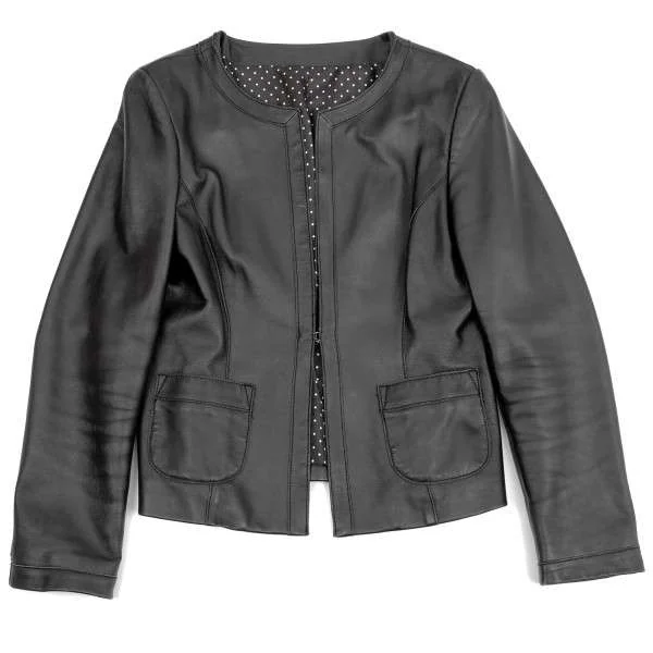NOLLEY'S Lamb leather no color jacket K-26887_002