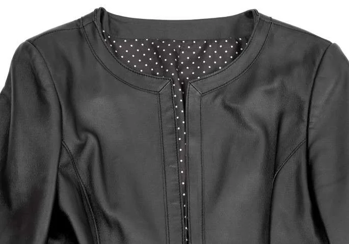 NOLLEY'S Lamb leather no color jacket K-26887_003