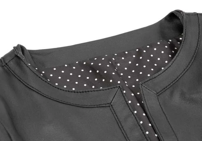 NOLLEY'S Lamb leather no color jacket K-26887_004