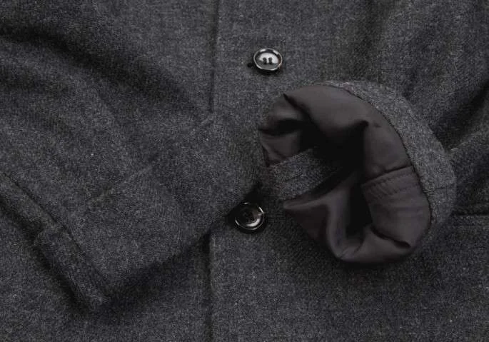 SALE) tricot COMME des GARCONS Design wool jacket Grey S (K-27000)