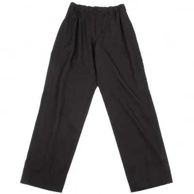 【SALE】ワイズフォーメンY's for men 製品染めゴムウエストウールギャバ側章パンツ