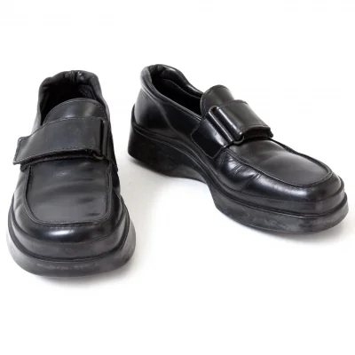 プラダPRADA ベロクロデザインローファー