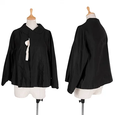 コムデギャルソンCOMME des GARCONS 丸襟二次元コットンシャツジャケット