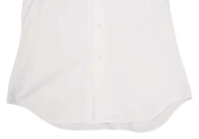 コムコム コムデギャルソンCOMME des GARCONS 丸襟半袖コットンシャツ