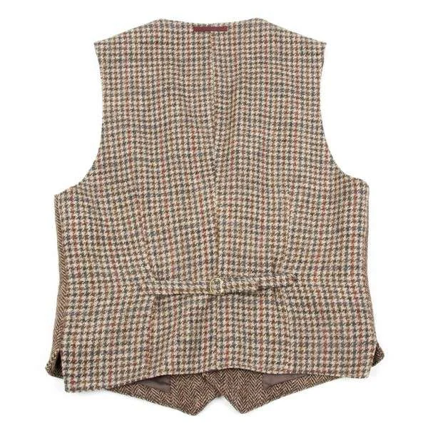 極美品.10）PAPAS パパス ハリスツイード:スコットランド