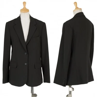 セオリーTheory ポリウールストレッチジャケット 黒