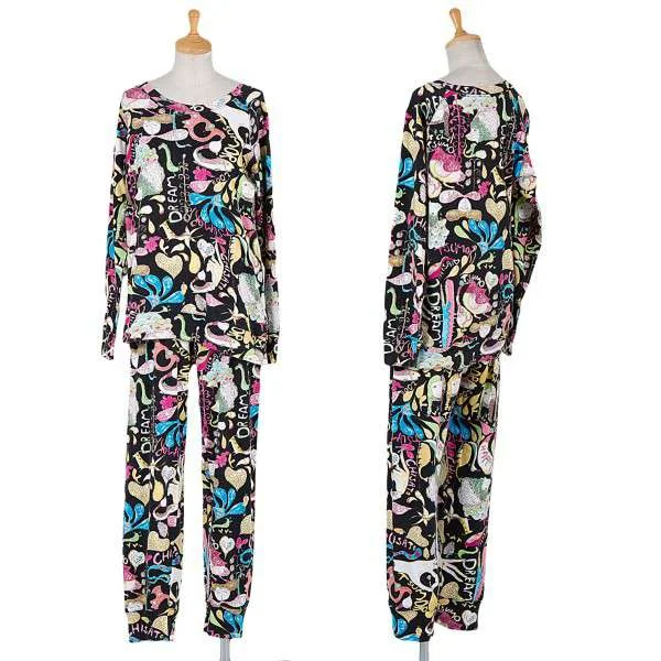 【SALE】ツモリチサトTSUMORI CHISATO イラストデザインセットアップ