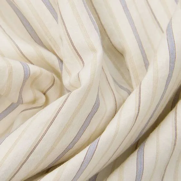 (SALE) Papas Flap pocket stripe cotton cupra shirt K-27955_011