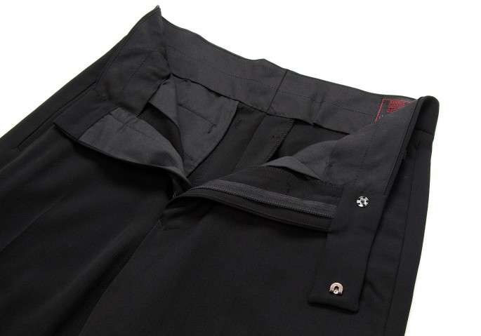 Jean Paul Gaultier homme☆gabardine pants Jean-Paul GAULTIER HOMME Wool Gabardine Tuck Pants Size 48(K